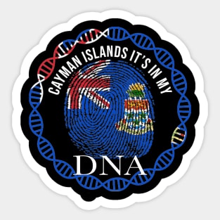 Cayman Islands Its In My DNA - Gift for Caymanian From Cayman Islands Sticker